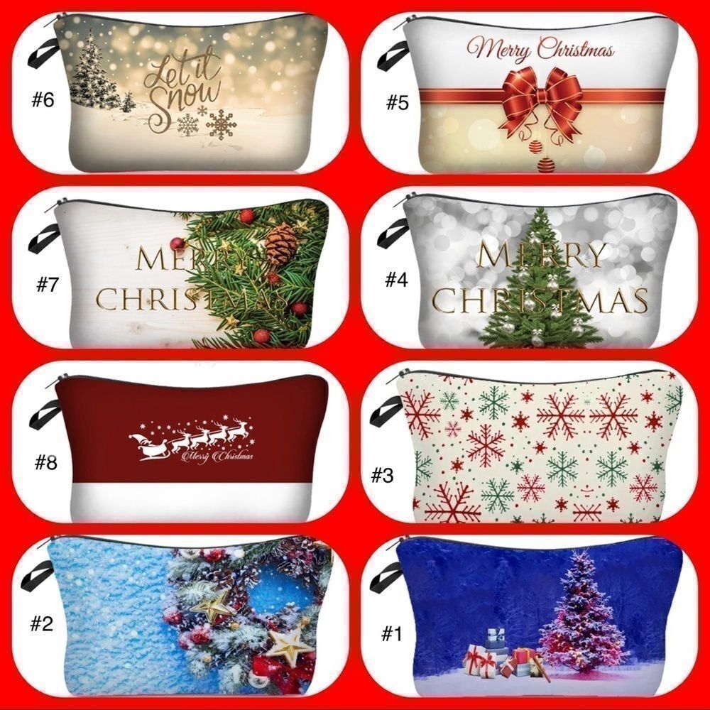 CHRISTMAS GIFT COSMETIC BAG - Picture 2 of 12